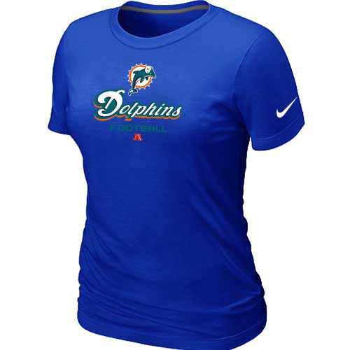 Nike Miami Dolphins Women's Critical Victory NFL T-Shirt - Blue